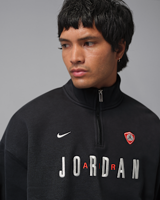 Jordan Flight Men's Graphic Fleece 1/4-Zip. Nike ID
